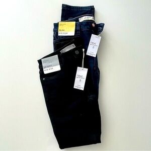 NEXT Jeans Skinny Mid Rise 1 Black, 1 Blue - both 8 Petite 2/$25
